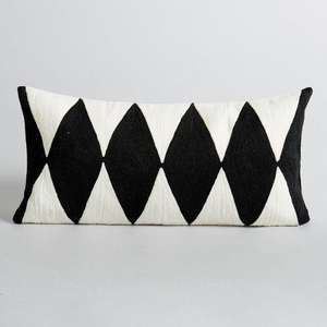 Funda De Almohada cosida con cadena de lana bordada de Cachemira de lujo decorativa geométrica Vintage para sofá sala de estar Venta caliente ITHL - Product Image 1