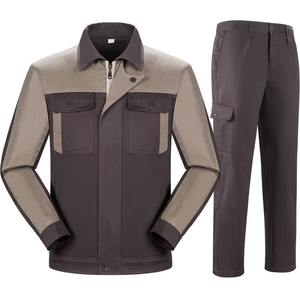 Chaqueta de uniforme para hombre para Taller de fábrica, soldador eléctrico, reparación, traje de algodón con múltiples bolsillos, logotipo impreso, trabajo antiestático - Product Image 5