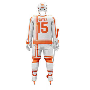 Uniformes de Hockey sobre Hielo Personalizados Estilo 2025, Tela 100% Poliéster, Ecológicos y Transpirables para Hombre - Product Image 3