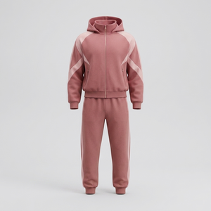 Servicio OEM, Conjunto de Sudadera con Capucha y Pantalones Holgados Transpirables en Colores Sólidos, Estilo Urbano de Invierno, Unisex, Chándal de Moda - Product Image 5