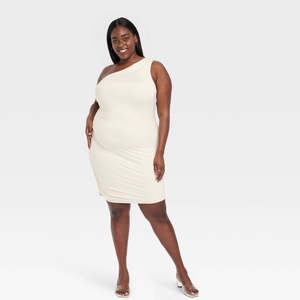 Abito Mini in Maglia Arricciata da Donna A New Day, Taglia XXL, Silhouette a Tubino con Vita Naturale - Product Image 1