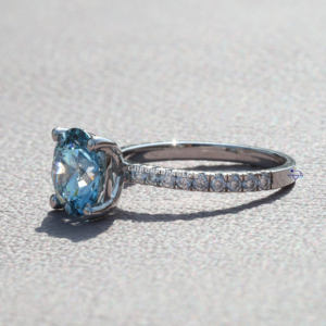 Venta caliente Anillo de diamante solitario para mujer Plata de Ley 925 VVS Clarity Brilliant Cut Moissanite Venta al por mayor Fiestas de boda - Product Image 3