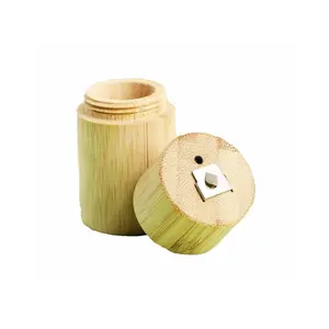 Hilo Dental Ecológico de Nailon 630D de 30 Metros, Dispensador de Bambú, Sabor a Menta, Opciones con y sin Cera, Producto Sostenible para el Cuidado Bucal - Product Image 1