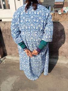 ชุดคลุมกิโมโนผ้าฝ้ายลายดอกไม้อินเดียสำหรับผู้หญิงฟรีไซส์ผ้าระบายความร้อนแบบปรับเข็มขัดได้-XL สำหรับอาบน้ำในฤดูร้อน - Product Image 6