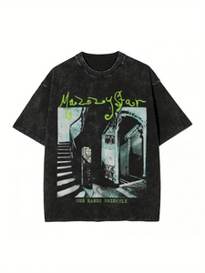 100% coton blanc solide T-Shirt pour hommes grande taille décontracté col rond manches courtes Collection d'été 260 grammes tissu vêtements en vrac - Product Image 5