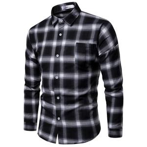 2025, camisas de diseño Premium para hombre, camisas casuales con cuello levantado elegantes, algodón orgánico personalizado, transpirable, nueva sarga, estampado Premium - Product Image 6