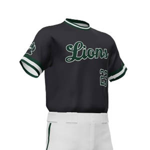 Maillot de baseball athlétique pour hommes avec tissu en maille respirant et impression personnalisée pour les équipes professionnelles - Product Image 2