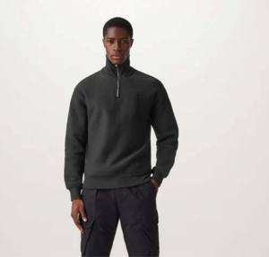 Pull confortable à fermeture éclair pour hommes-Léger, à la mode et adapté à toutes les occasions - Product Image 5
