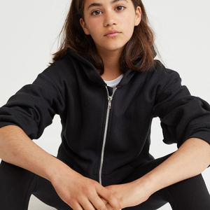 Sérigraphie personnalisée 100% coton sweats à capuche pour enfants de haute qualité look vintage tricoté tenues de bébé pour les vêtements d'hiver - Product Image 6