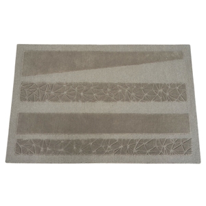 Natrik géométrique tapis de laine touffeté à la main bleu soie moderne anti-dérapant pile moyenne Rectangle maison tapis mur à mur caractéristique fait à la main - Product Image 1