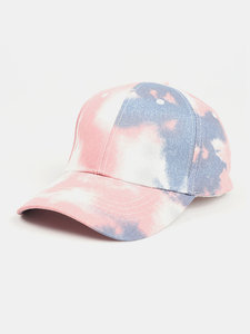 Vente en gros 6-Panel Tie-Dye Sportsman Casquette de baseball Logo personnalisé imprimé en différentes couleurs avec doublure polaire - Product Image 6