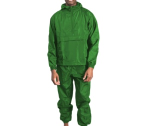 Chaqueta cortavientos con cremallera personalizada, pantalones cortavientos de nailon para correr, pantalones cargo cortavientos, chándal, conjunto de trajes para correr Unisex - Product Image 4