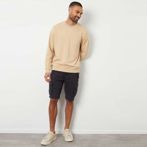 Sweat-shirt Homme Streetwear à Épaules Tombantes 100% Coton Molleton Épais Coupe Oversize Décontracté Hiver Pull OEM Personnalisable - Product Image 2