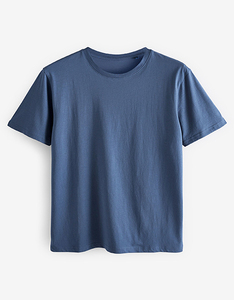 Camisetas informales de algodón y poliéster con cuello redondo para hombre, ropa a la moda de alta calidad, con logotipo personalizado bordado, venta al por mayor, verano, 100% - Product Image 6