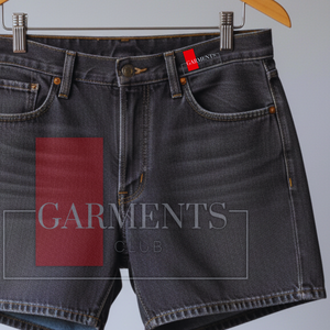 Shorts de Mezclilla para Hombre, Estilo Vintage, Lavado Ácido, Personalizados, Estilo Urbano, 280, Casuales, Corte Regular, Algodón - Product Image 3