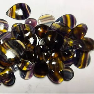 พลอยฟลูออไรต์ธรรมชาติทรงรีคุณภาพดี ขนาดอิสระ สำหรับทำเครื่องประดับ - Product Image 3