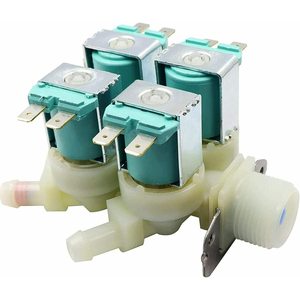 Válvula de entrada de agua eléctrica de plástico duradero de 110 V para lavadoras, modelo 5220FR2008F, de larga duración - Product Image 1