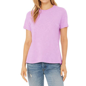 Camisetas de algodón 100% de alta calidad para mujer, de secado rápido y transpirables con mangas cortas personalizadas para el verano - Product Image 3