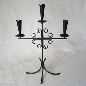 Candelabros para interiores de Metal negro más vendidos en Europa, montados en la pared para decoración del hogar para Navidad - Product Image 6