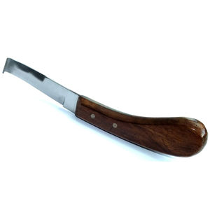 Couteau à sabot en acier au carbone facile à aiguiser avec manche en bois Instrument vétérinaire pour sabots de cheval - Product Image 2