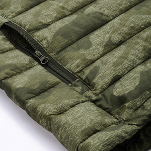 Premium de haute qualité logo personnalisé impression vêtements d'hiver hommes veste sans manches OEM Services Zipper Puffer Vest - Product Image 6