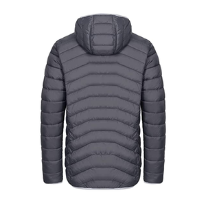 Veste matelassée d'hiver pour homme de haute qualité, personnalisée, en toile, col montant, motif uni, logo personnalisé, prix de gros, état neuf - Product Image 2