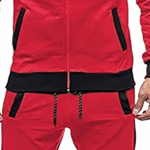Conjunto Deportivo de Nylon Ligero, Liso, de Tela Sólida, Personalizado, Talla Grande, con Cremallera Completa, para Hombre, Subido por Dress Sports - Product Image 3