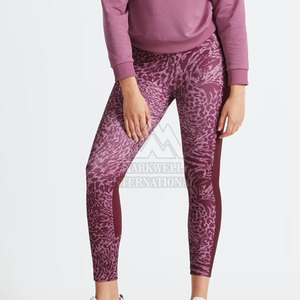 Quick Dry Yoga Workout Custom Sublimation <b>Leggings</b> Wholesale Fashion Women High Waist Gym <b>Legging</b> - Product Image 5