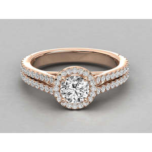 Anillo Solitario de Oro de 14K para Mujer con Diamante Cultivado en Laboratorio, Elegante y Lujoso - Product Image 6