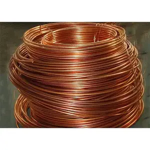 Suministro de fábrica 2mm 3mm 6MM 16mm diámetro 99.9% cobre puro C1100 alambre de cobre - Product Image 1