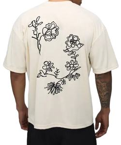 เสื้อยืดผู้ชายพรีเมียมคุณภาพสูง ทรงโอเวอร์ไซส์ ผ้าฝ้าย 100% พิมพ์ลายกราฟิก รับผลิตแบบ ODM ไหล่ตก ระบายอากาศได้ดี แห้งเร็ว พิมพ์ลายด้วยเทคนิคซิลค์สกรีน - Product Image 5