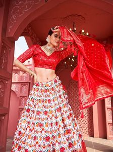 Vêtements de mariage indiens exclusifs mariage Lehenga Choli pour mariée mode mariée dernier design grossiste fournisseur - Product Image 5