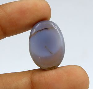Cabujón de Ágata Natural, Gema de Forma Ovalada Lisa, Tamaño 25X18X9MM, para la Fabricación de Joyas - Product Image 3