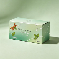 Usine de sachets de thé OEM/ODM, support direct, dropshipping, thé vert menthe cannelle personnalisable