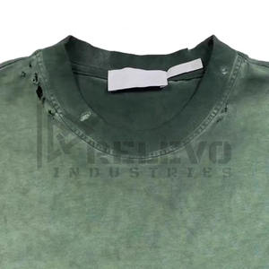 Camisetas Transpirables para Hombre con Estampado Personalizado Estilo Desgastado, 180 g/m², 100 % Algodón, Diseño Liso, Corte Atlético, Talla Real - Product Image 4