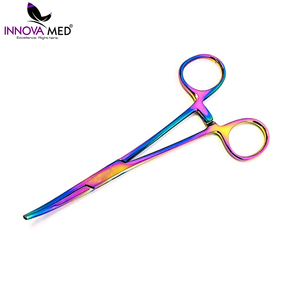 คีมผ่าตัดสแตนเลสสตีลสีรุ้งใช้ซ้ำได้ใช้พื้นฐานของเครื่องมือผ่าตัดคีม - Product Image 3