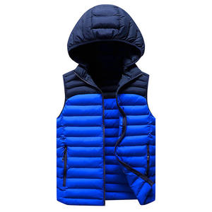 Custom Design Logo Outdoor Puffer <b>Jacket</b> High Street Style Sleeveless With Hood <b>Winter</b> Warm <b>Jacket</b> OEM Service Available - Product Image 2