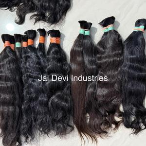 Extensions de cheveux humains indiens non traités, cuticules naturelles de qualité alignée, 100%, traitement chimique gratuit, doux et confortable - Product Image 4