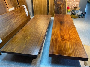 VIETNAM Direct Factory High Quality Live Edge South America Wood Slabs Dining <strong>Table</strong> <strong>Top</strong> - Product Image 2