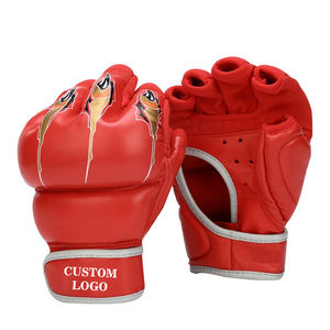 Último diseño Guantes de boxeo para adultos Cuero de perforación pesada PU Entrenamiento y lucha MMA Hecho en Pakistán Guantes DE BOXEO - Product Image 2
