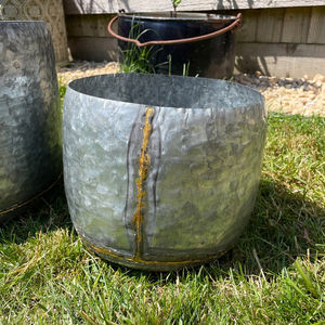 2023 jardinière décorative galvanisée pour jardin extérieur intérieur pour salon hôtel Restaurant centre commercial bureau usage domestique - Product Image 2