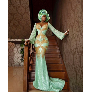 Auténtico Dirac Nupcial Somalí de Lujo Ecológico, Tela Premium de Seda, Algodón y Poliéster con Bordado Exquisito para Bodas Africanas - Product Image 2