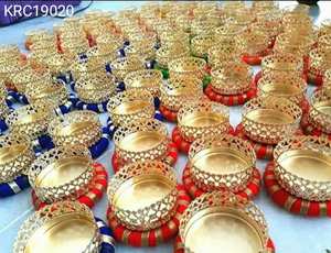 Handmade <b>Multi</b> <b>Color</b> Artificial Flower Tea <b>Light</b> Holders Diyas Diwali Gift Home Festival Decorations Candle Holder Wholesale OEM - Product Image 4