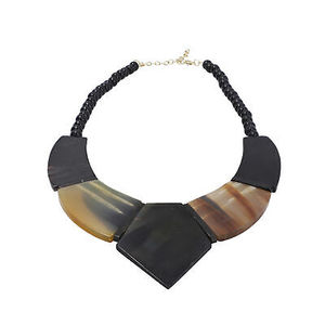 Collar de cuerno de búhos para mujer, joyería de la mejor calidad, para embalaje y venta personalizada - Product Image 2