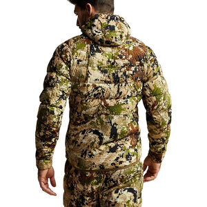 Veste de chasse softshell, poids lourd, imperméable, capuche amovible, logo tactique sur le devant, personnalisable, OEM - Product Image 4