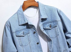 Vestes en jean vintage de qualité supérieure 100% coton pour hommes, vente en gros, logo personnalisé, différentes couleurs, taille plus - Product Image 5