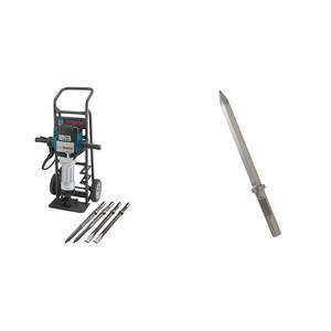 Kit Deluxe Brute Turbo 120 Volts avec Chariot Deluxe, Marteau Électrique pour Démolition, Pointe de 20 Pouces et Tige Hexagonale de 1-1/8 Pouces en Acier - Product Image 5