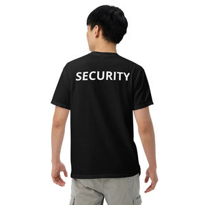 Camiseta de Verano 2026 para Guardias de Seguridad, Negra, Cómoda y Ligera, Ropa de Trabajo para Hombres y Mujeres, OEM - Product Image 1