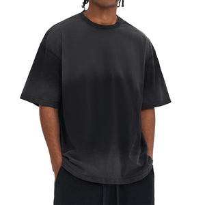 T-shirt léger en coton 100% délavé à l'acide pour hommes, meilleur produit écologique conçu nouvel article - Product Image 6