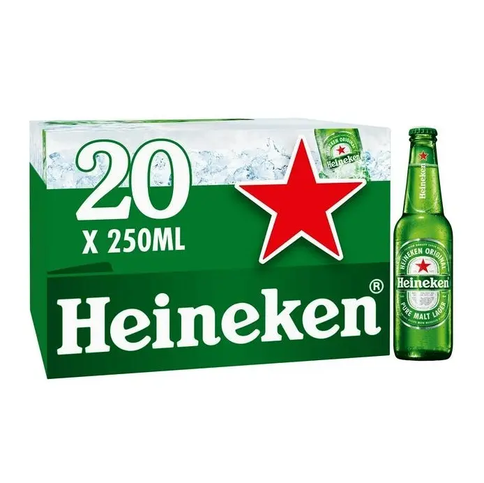 Hochwertiges Heinekens größeres Bier 330ml x 24 Flaschen